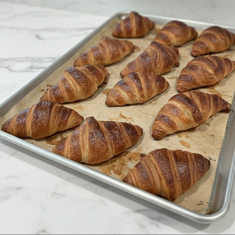 Croissant au beurre de la boulangerie La Bine à Mascouche