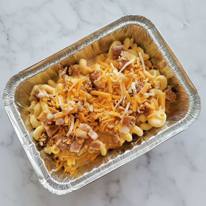 Plat maison de Mac&cheese à réchauffer à la maison