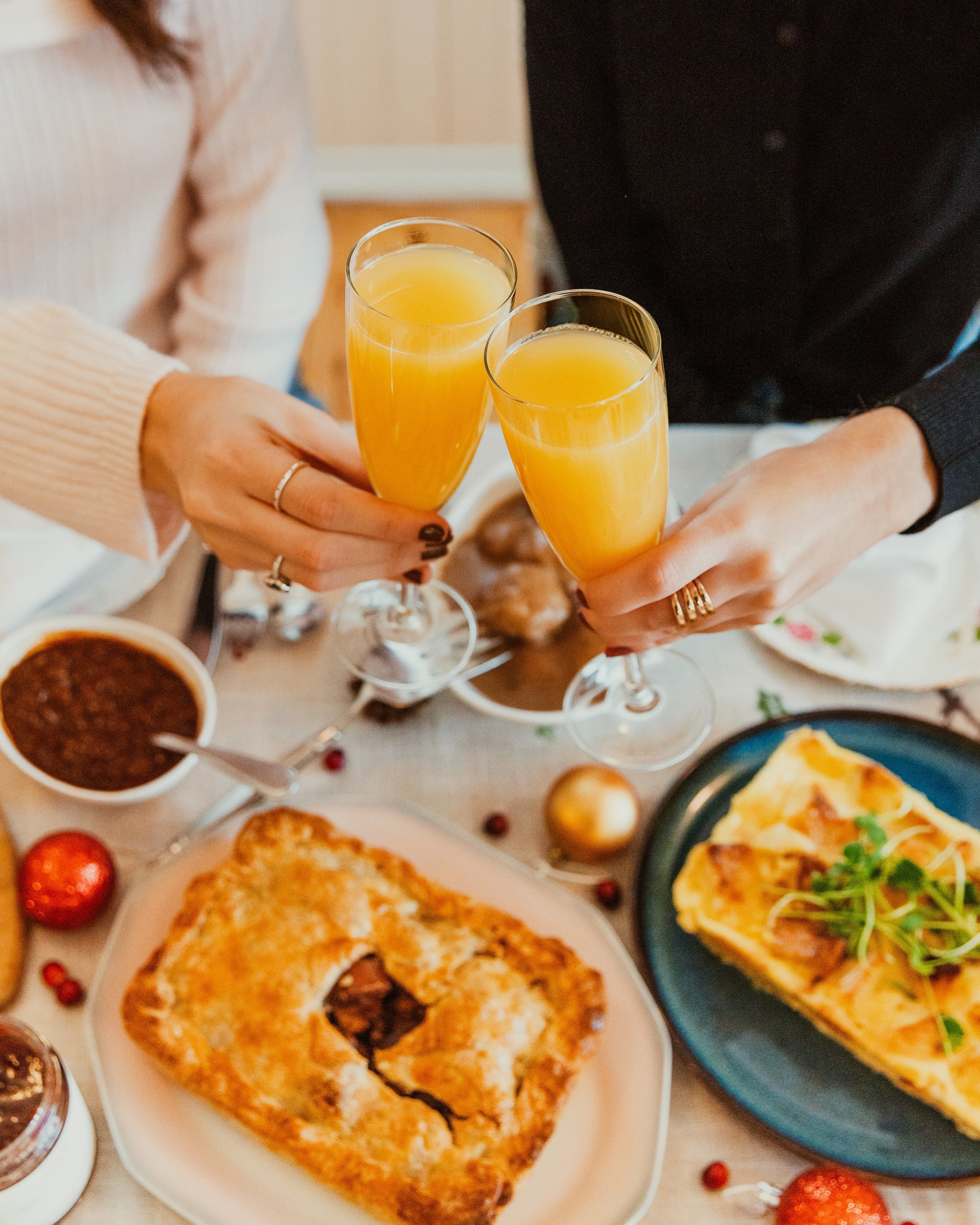 Menu des fêtes La Bine, mimosas festif