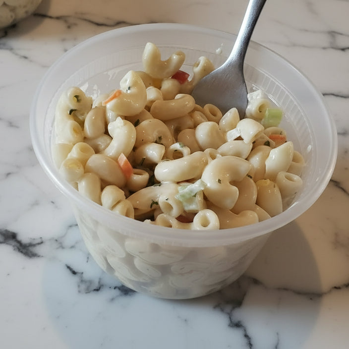 Salade de macaronis de chez La Bine à Mascouche