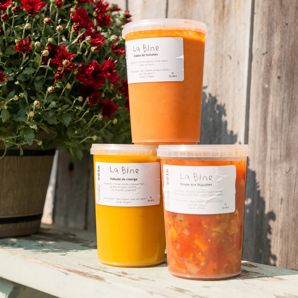Format 1 L de soupe maison à emporter