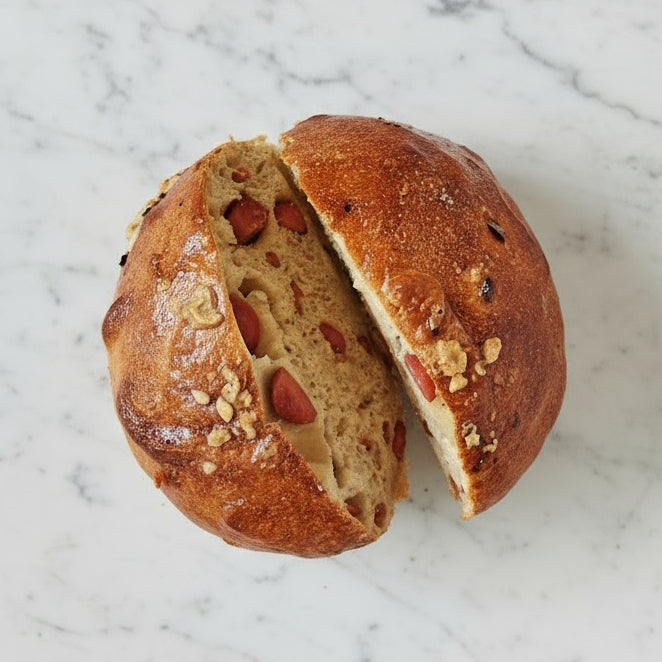 Pain tites saucisses dans l'sirop de chez La Bine